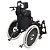 Cadeira de Rodas Reclinável AVD com Cinto Peiteira  - PRETO - 40 CM - Imagem 2