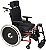 Cadeira de Rodas Reclinável AVD 44 cm 120 Kg Vermelha - Imagem 1
