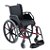 Cadeira de Rodas KE 48x45x45 cm - Cor Prata - Imagem 1