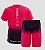 Conjunto Camiseta e Bermuda |Masculino | Beach Tennis Colors | Rosa e Roxo - Imagem 2