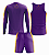 KIT MASCULINO | MANGA LONGA, REGATA E SHORTS | DEEP PURPLE - Imagem 2