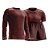 Kit Masculino | Manga Longa, camiseta e shorts | Full red - Imagem 1