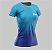 Camiseta Feminina | Beach Tennis |  Azul Claro & Azul Escuro - Imagem 1