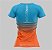 Camiseta Feminina | Beach Tennis | Azul e Laranja - Imagem 2