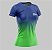 Camiseta Feminina | Beach Tennis | Azul e Verde - Imagem 1