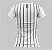 Camiseta Feminina | Coleção Manto | Listrada Preta e Branca - Imagem 2