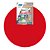 Caixa com 5 Disco de Limpeza e Aplicador de Cera Vermelho Para Enceradeira Norton Care 350MM - Imagem 1