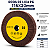 Roda de Lixa Flap PG Polikontour PK com Rosca M14 Óxido de Alumínio Grão 60 - 115 x 20 mm - Imagem 1