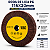 Roda de Lixa Flap PG Polikontour PK com Rosca M14 Óxido de Alumínio Grão 180 - 115 x 20 mm - Imagem 2