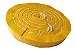 Disco de Polimento Costurado Algodão Amarelo - 150 mm - Imagem 1