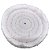 Disco de Polimento Costurado Flanela Branca - 150 mm - Imagem 1