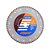 Caixa com 5 Disco de Corte Clipper Turbo Diamantado 230 x 8 x 22,23 mm - Imagem 1