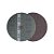 Caixa com 60 Discos de Lixa Fibra Metalite F224 Grão 36 180 x 22 mm - Imagem 1