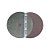 Caixa com 100 Disco de Lixa Fibra Metalite F247 Grão 60 180 x 22 mm - Imagem 1