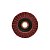 Caixa com 5 Disco Flap de Manta Vortex Médio Vermelho 115 x 22 mm - Imagem 6