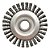 Caixa com 10 Escova de Aço Circular Trançada - Inox 114,3 x 12,7 mm - Imagem 1