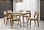 Conjunto Mesa Ares e 6 Cadeiras Turim Encosto Estofado - Imagem 2