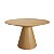 Conjunto Mesa Capri 1,30 cm com 4 Cadeiras em Madeira Tauari e Palha - Imagem 4