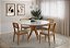 Conjunto Mesa Redonda e 4 Cadeiras Turim Encosto de Palha Natural - Imagem 2