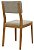 Conjunto Mesa Maya 1,50 e 5 Cadeiras Turim Cinamomo Tecido Bege - Imagem 5