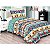 Colcha Matelasse Solteiro Infantil Patchwork Carrinhos- Camesa - Imagem 1