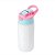 Squeeze de Aluminio Infantil 500 ml - Tampa Rosa/Azul - Imagem 2