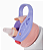 Squeeze de Aluminio Infantil 500ml Bico de Silicone - Tampa Rosa/Lilas - Imagem 2