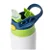 Squeeze de Aluminio Infantil 500ml Bico de Silicone - Tampa Verde/Azul - Imagem 2