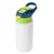 Squeeze de Aluminio Infantil 500ml Bico de Silicone - Tampa Verde/Azul - Imagem 1