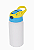 Squeeze de Aluminio Infantil 500ml Bico de Silicone - Tampa Azul/Amarelo - Imagem 3