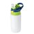 Squeeze de Aluminio Infantil 500 ml - Tampa Verde/Azul - Imagem 2