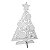 Árvore de Natal em MDF para Sublimação A3 - Imagem 1