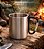Caneca Aço Inox Alça Mosquetão 300ml p/ Sublimação - Metalnox - Imagem 1