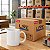 Kit 36 Caneca LIVE Sub Porcelana 325 ML Branca P/ SUBLIMAÇÃO - Imagem 1