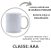 Kit 12 Canecas de Porcelana Branca P/ SUBLIMAÇÃO SUBLIME 325ML AAA+ COM CAIXINHA - Imagem 4