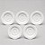 Kit 5 Pires Para Xícara 75ml Porcelana Branca - P/ Casa, Padarias, Restaurantes - Imagem 1