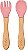 Kit Talheres Silicone E Bambu - Imagem 3