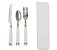 Kit Talheres Aço Inox Com Case Bichinhos - Imagem 1