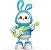 Coelhinho Guitarrista Com Luz E Som - Imagem 2