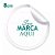 Etiqueta Adesiva 8x8cm Vinil Branco Personalizado – Mod.: ADE88 - Imagem 1