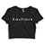 Blusa Cropped Banda Bauhaus Gótico - Imagem 2