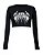 Ghostemane - Logo - Cropped Manga Longa - Imagem 1