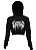 Ghostemane - Logo - Cropped Moletom Manga Longa - Imagem 2
