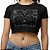 Blusa Cropped Alternativo Tabuleiro de Ouija - Imagem 1