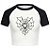 Coração de Teia Cropped Raglan - Imagem 2