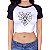 Coração de Teia Cropped Raglan - Imagem 1