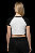 Cropped Raglan Pentagrama Preto e Branco | Estética Oculta Alternativa - Imagem 3