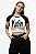 Cropped Raglan Banda Korn – Estilo Nu Metal Preto e Branco - Imagem 1