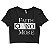 Blusa Cropped Faith No More Preto Feminino Manga Curta - Imagem 2