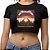 Cropped Metallica Master of Puppets Blusa Algodão Manga Curta Preta - Imagem 1